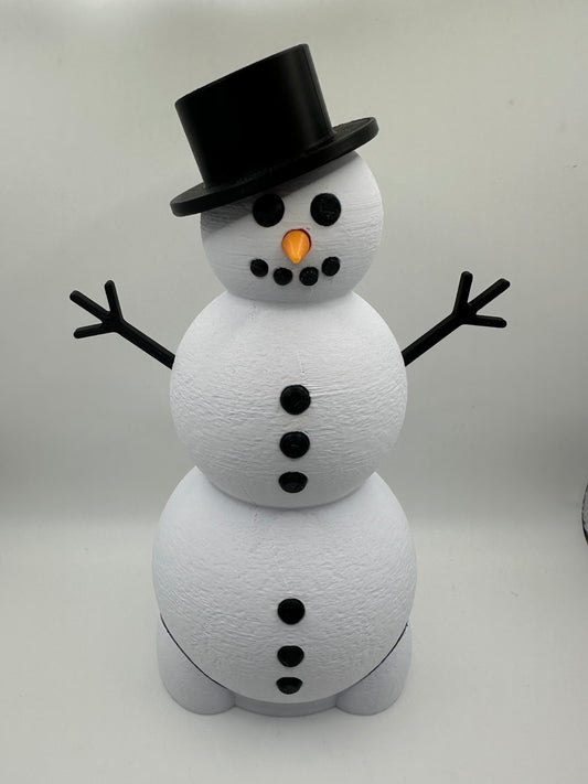 Decorative holiday snowman